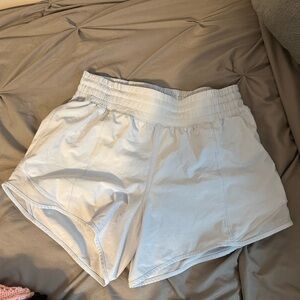 Lululemon Athletica Baby Blue Athletic Shorts Elastic Waist